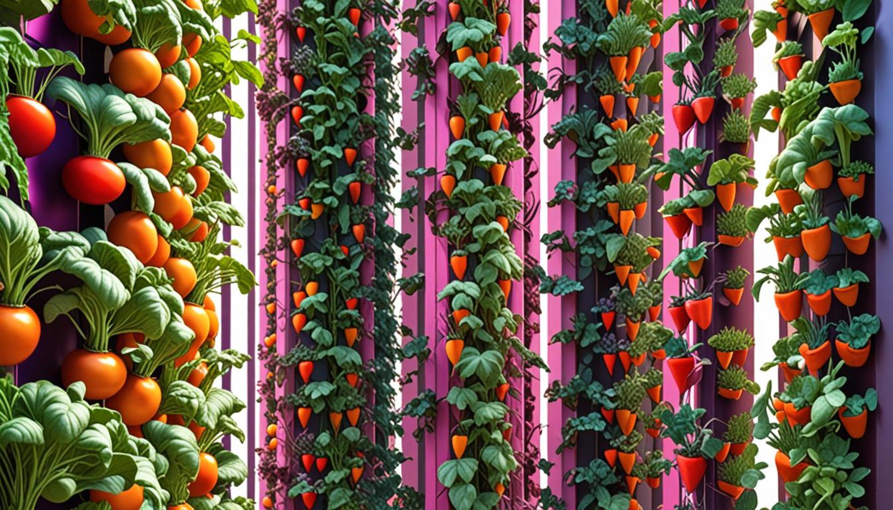 Cultivating Vegetables in Vertical Gardens: Optimizing Space and Creativity