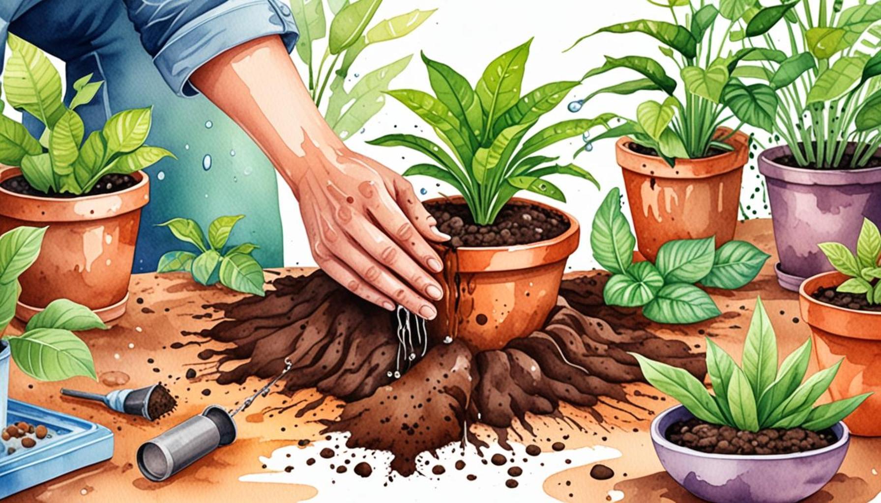 The importance of soil and drainage in home plant cultivation