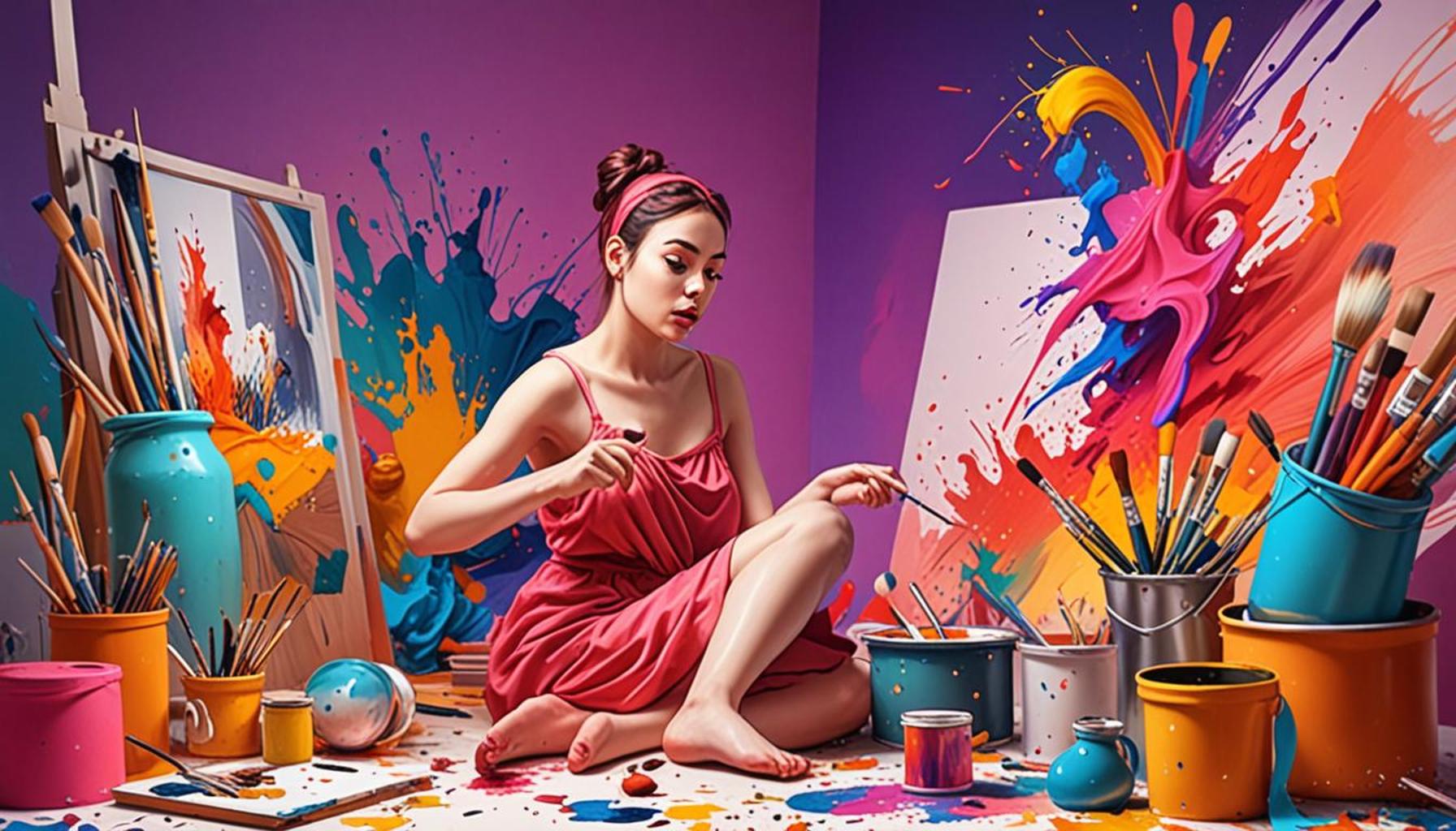 Exploring Different Forms of Artistic Expression: From Painting to Performance